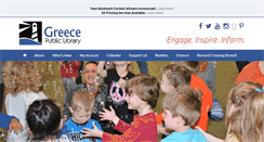 Desktop Screenshot of greecepubliclibrary.org